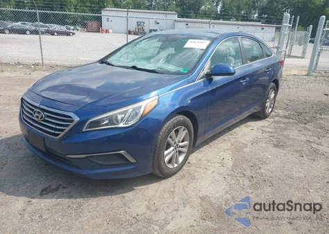 2016 Hyundai Sonata Se из США, поврежденный, VIN 5NPE24AF9GH330467